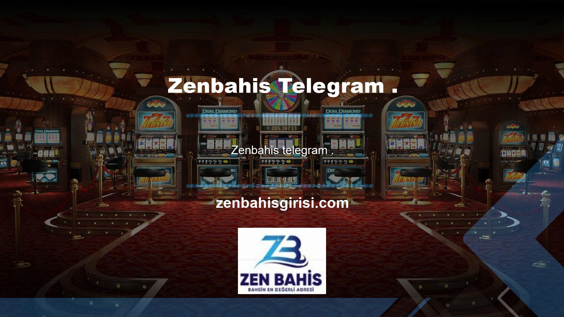 Zenbahis Telegram kanalı, yayına girdi ve o zamandan bu yana müşterilerini adres değişikliklerinden haberdar ediyor